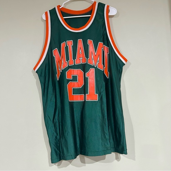 Vintage Miami Hurricanes Basketball Jersey - Picture 1 of 5